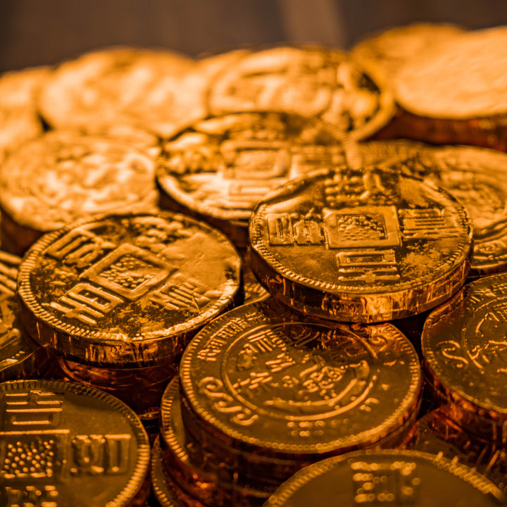 Gold Chocolate Coins 9 PC'S Aji Ichiban PH