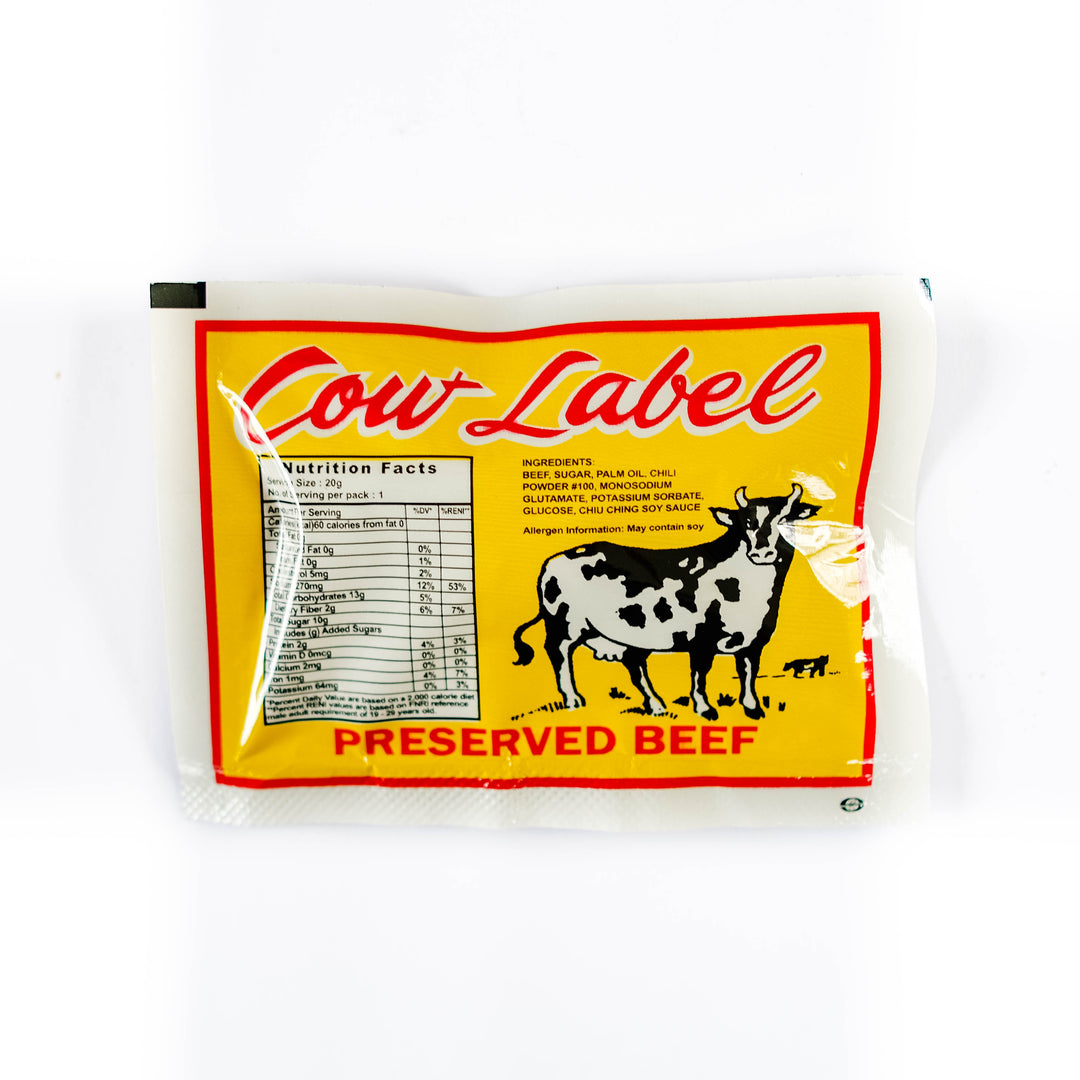 Cow Label Beef Jerky